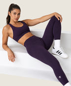 Everyday High-Waist Legging - (Ladies Leggings) Purple