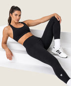 Everyday High-Waist Legging - (Ladies Leggings) Black