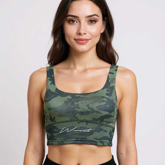 WS 1352 - Camo Sports Bra