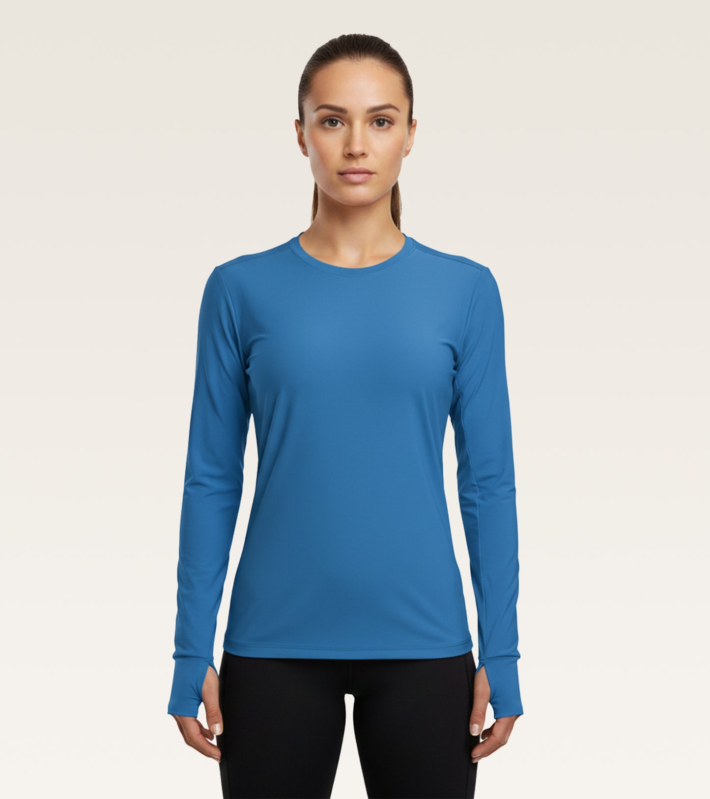 Core Long Sleeve Training Top - Azure Blue