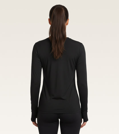 Core Long Sleeve Training Top - Black