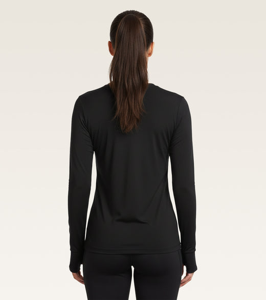 Core Long Sleeve Training Top - Black