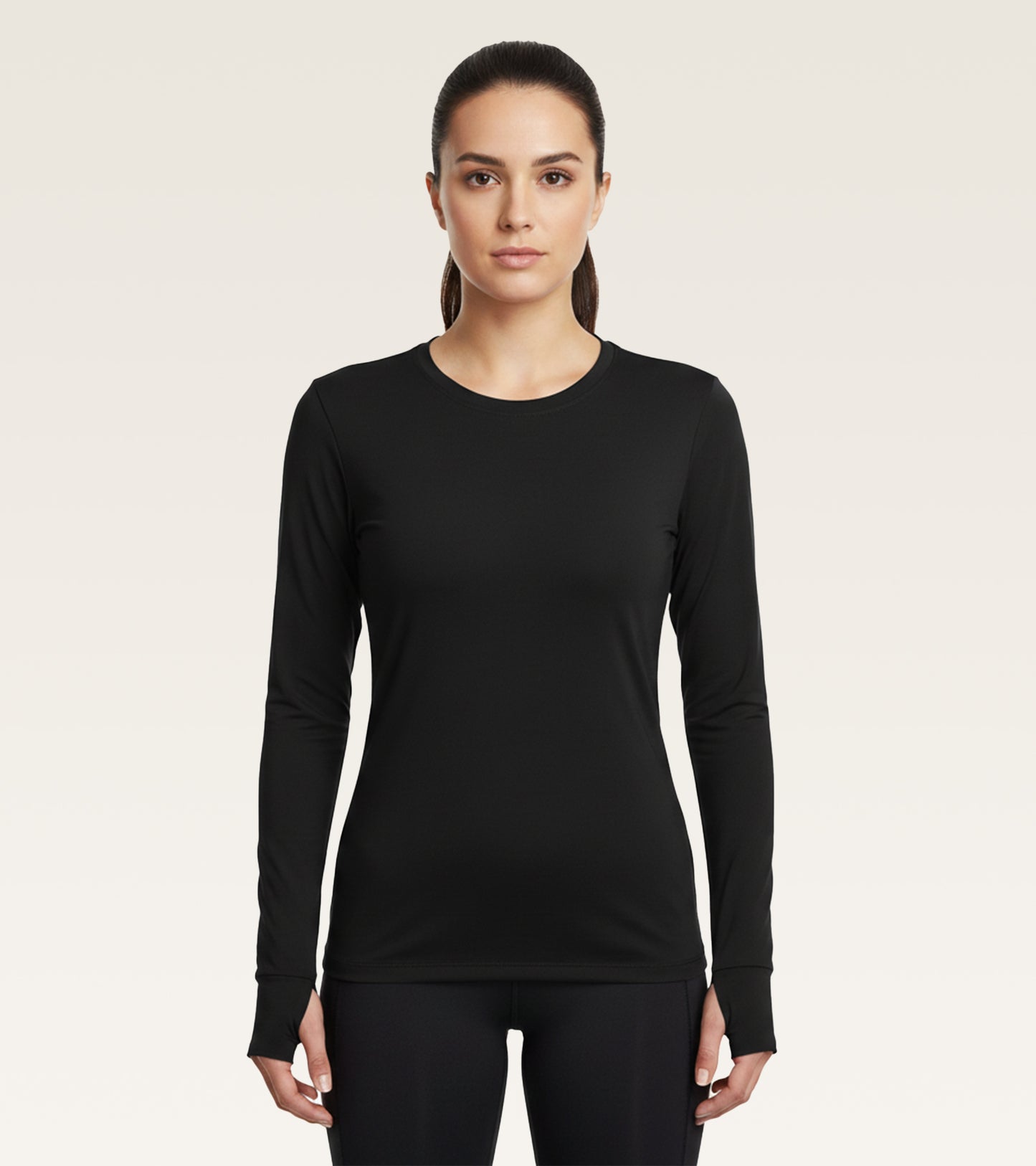 Core Long Sleeve Training Top - Black