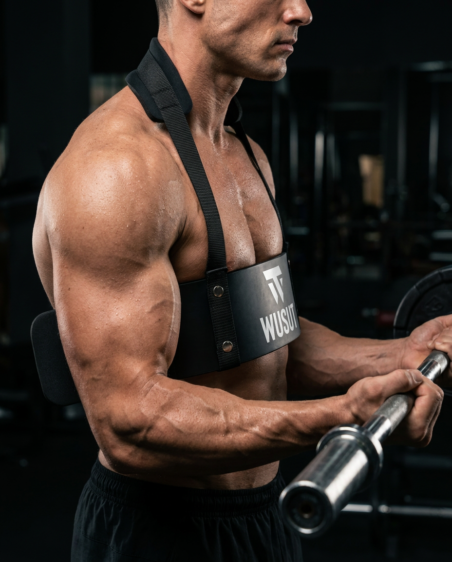 Adjustable Aluminum Bicep Curl Arm Blaster