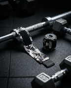 Adjustable Weightlifting Wrist Wraps - Camo White