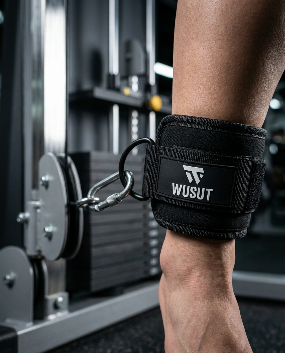 Ankle Straps for Cable Machines - Black