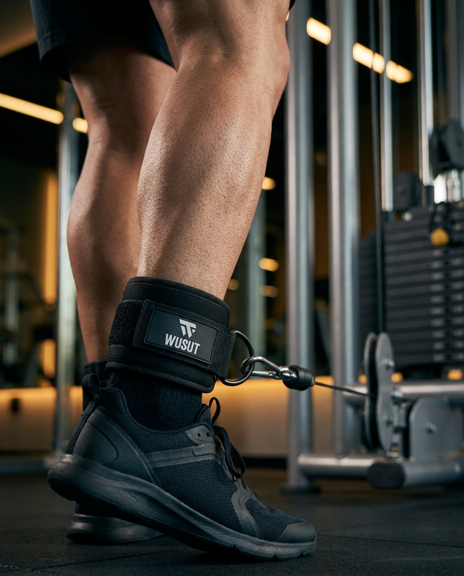 Ankle Straps for Cable Machines - Black