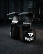 Coated Steel Heavy-Duty Weightlifting Hooks - Black