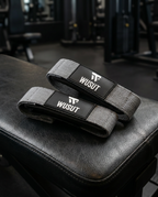 Neoprene Padded Cotton Lifting Straps - White Camo