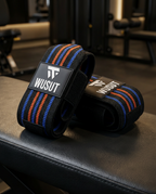 Adjustable Squat Knee Wraps - Black / Grey
