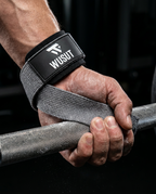Neoprene Padded Cotton Lifting Straps - White Camo