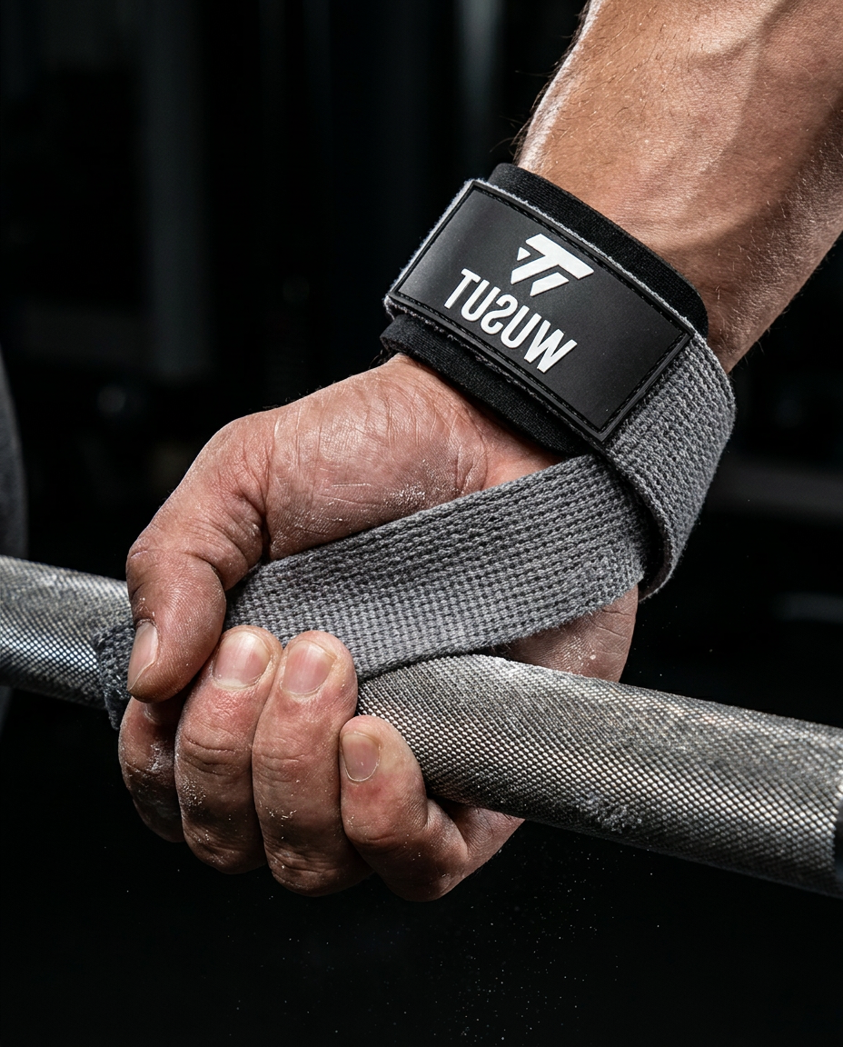 Neoprene Padded Cotton Lifting Straps - White Camo