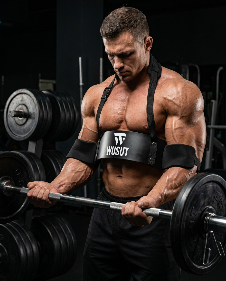 Adjustable Aluminum Bicep Curl Arm Blaster