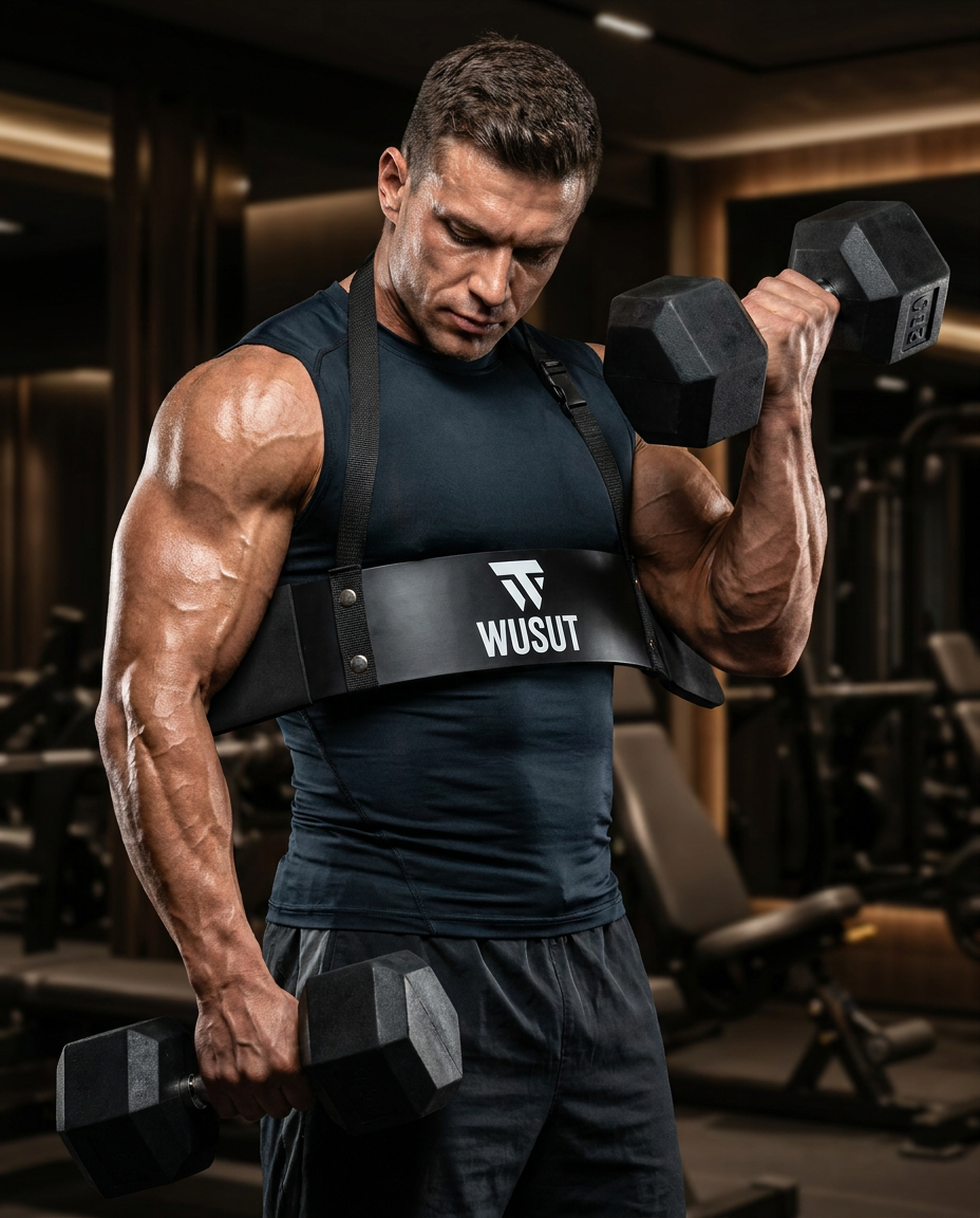 Adjustable Aluminum Bicep Curl Arm Blaster
