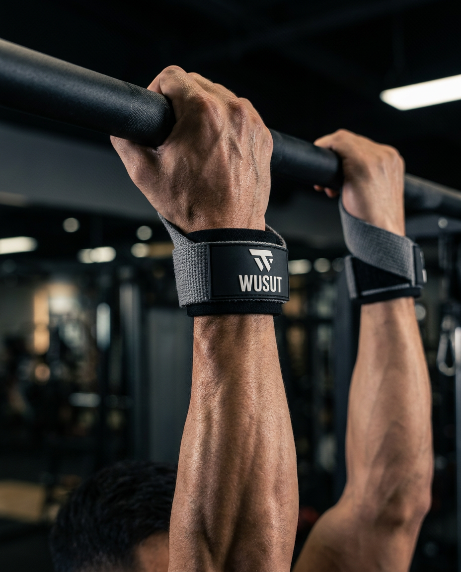 Neoprene Padded Cotton Lifting Straps - White Camo
