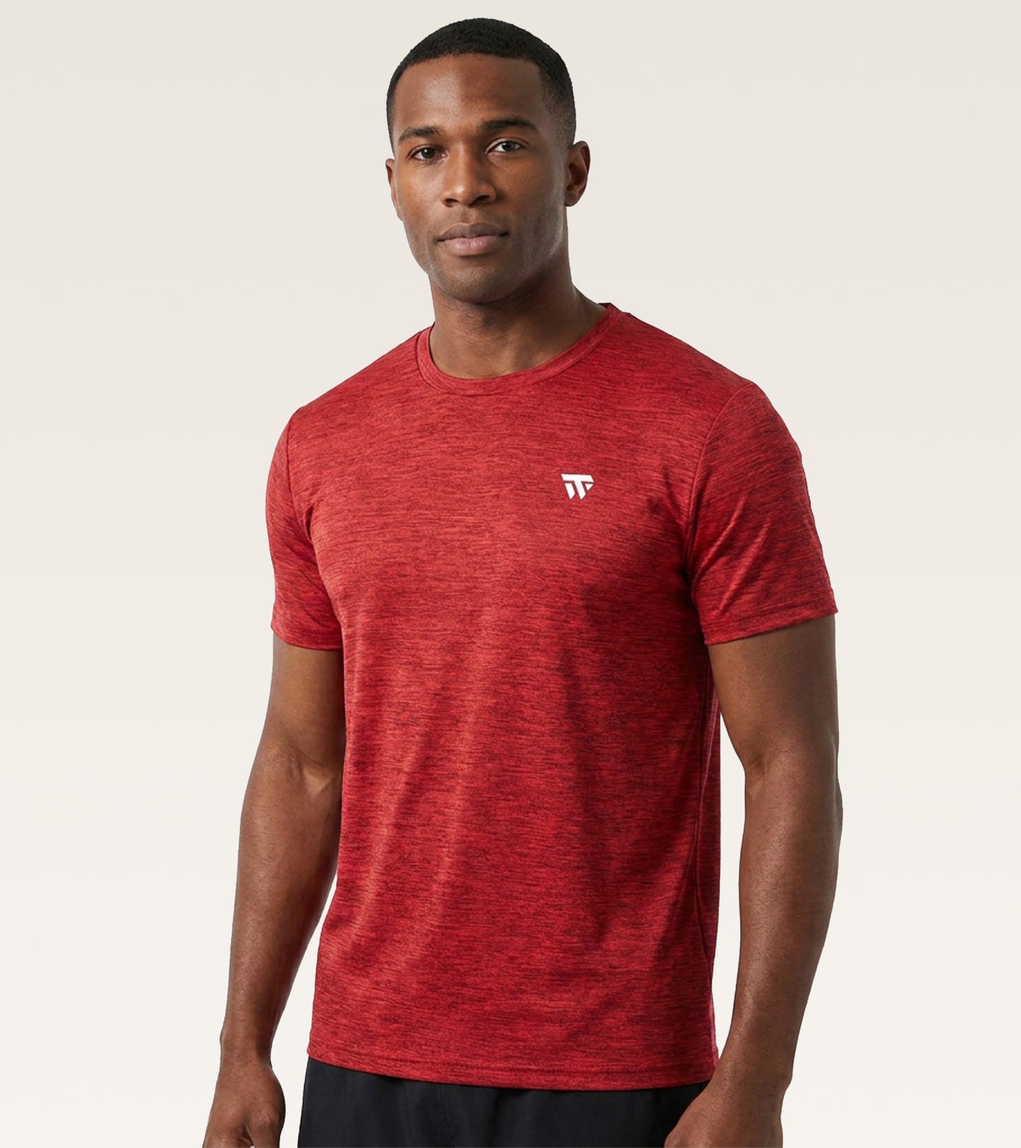 Core Melange Training Tee - Red