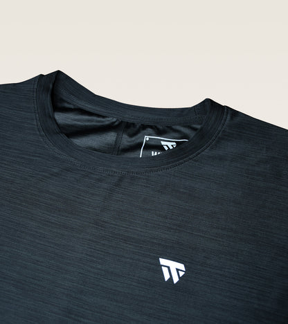 Core Melange Training Tee - Charcoal