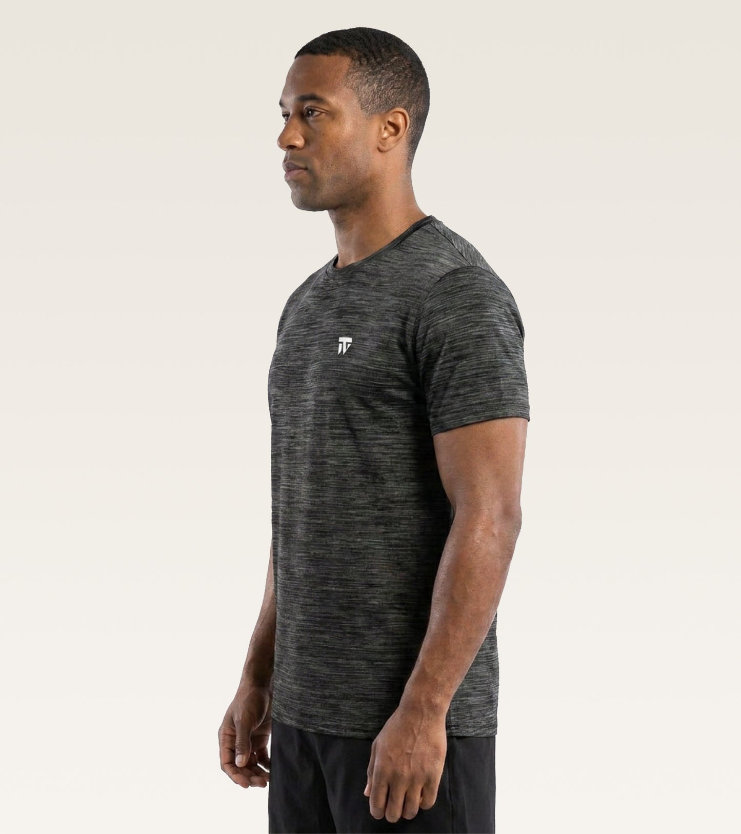 Core Melange Training Tee - Charcoal