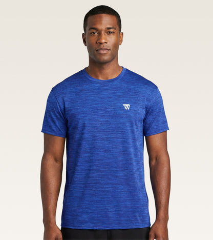 Core Melange Training Tee - Royal Blue