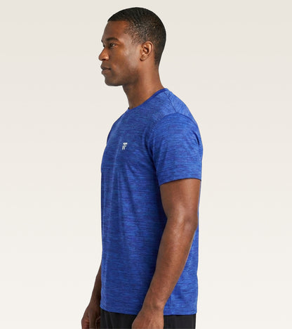 Core Melange Training Tee - Royal Blue