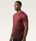 Core Melange Training Tee - Burgundy