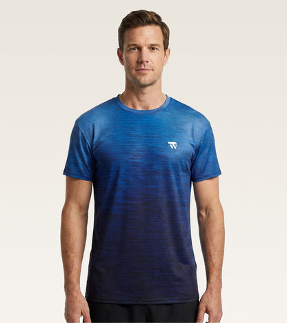 Core Melange Training Tee - Gradient Blue