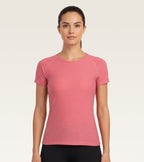 Core Performance Raglan - Heathered Rose