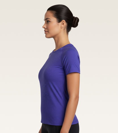 Core Performance Raglan - Heathered Royal