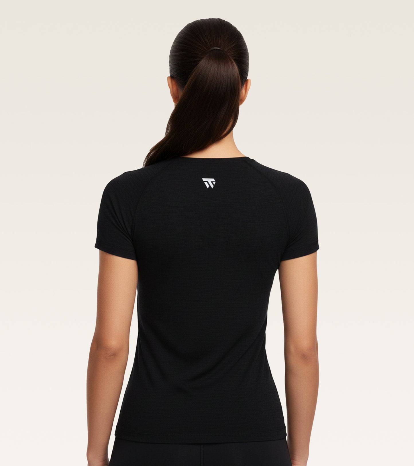Core Performance Raglan - Heathered Black