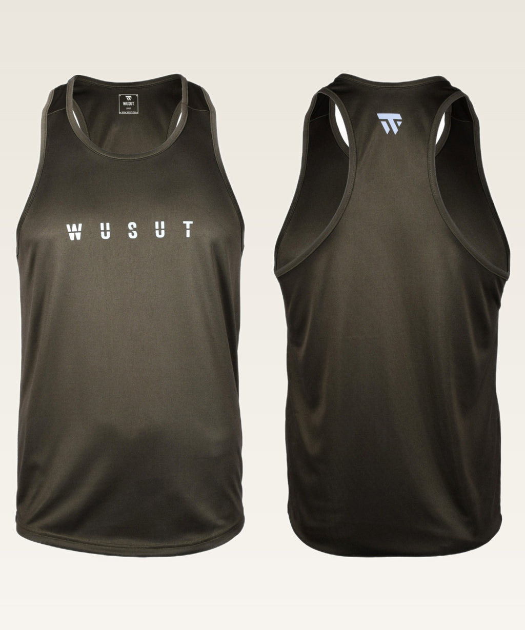 Mesh Performance Stringer - Olive