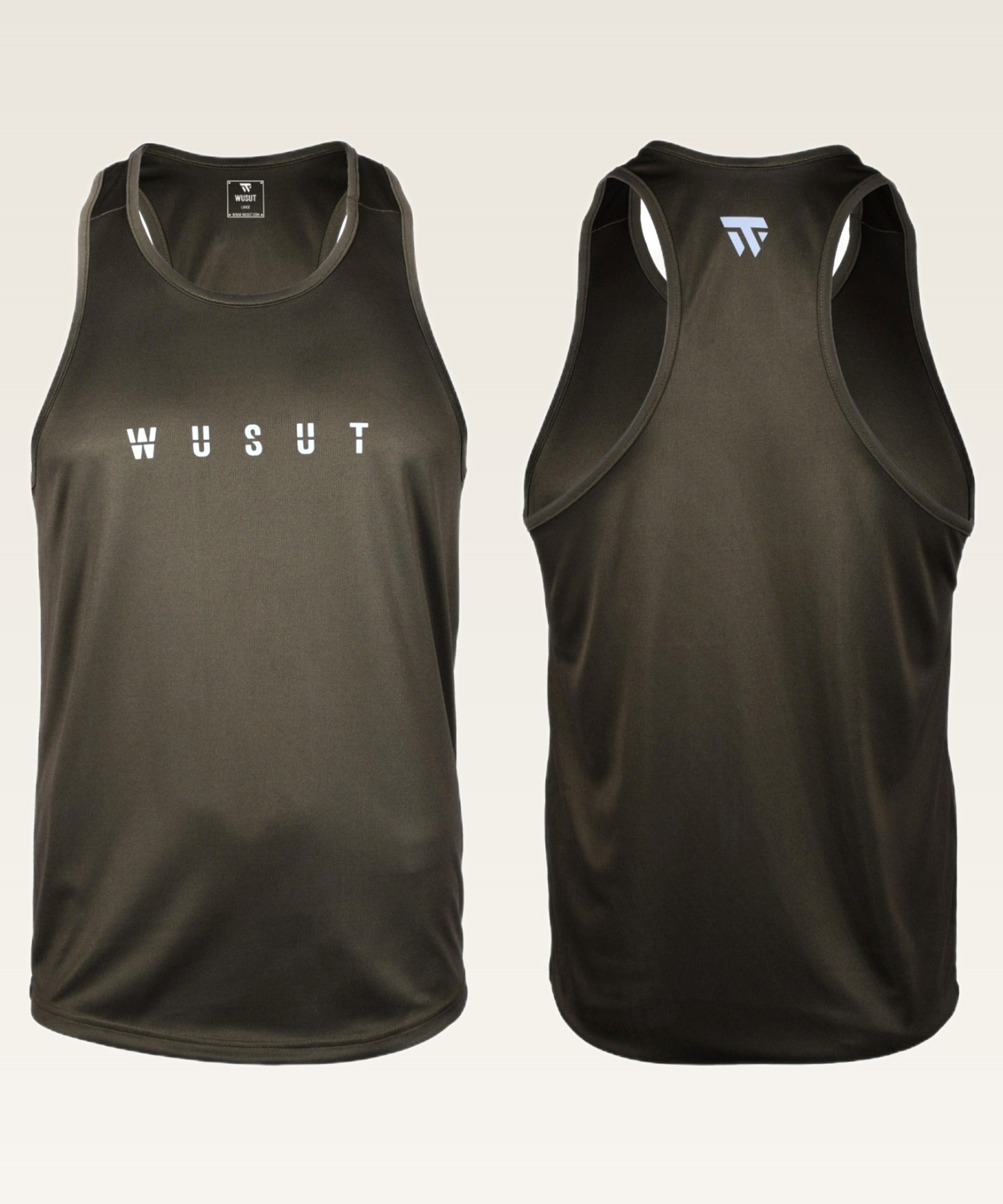Mesh Performance Stringer - Olive