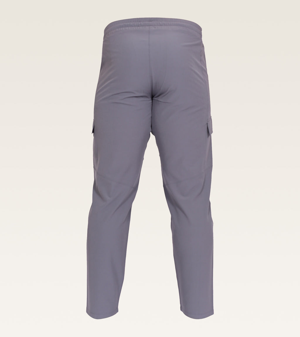 Men's Performance Cargo Pant - (Stretch Trouser) Grey