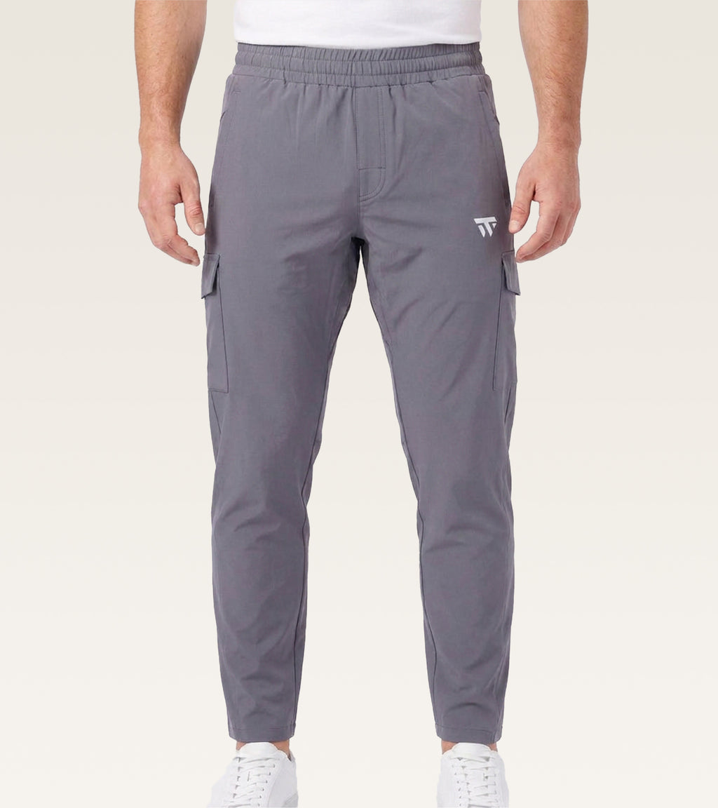 Men's Performance Cargo Pant - (Stretch Trouser) Grey