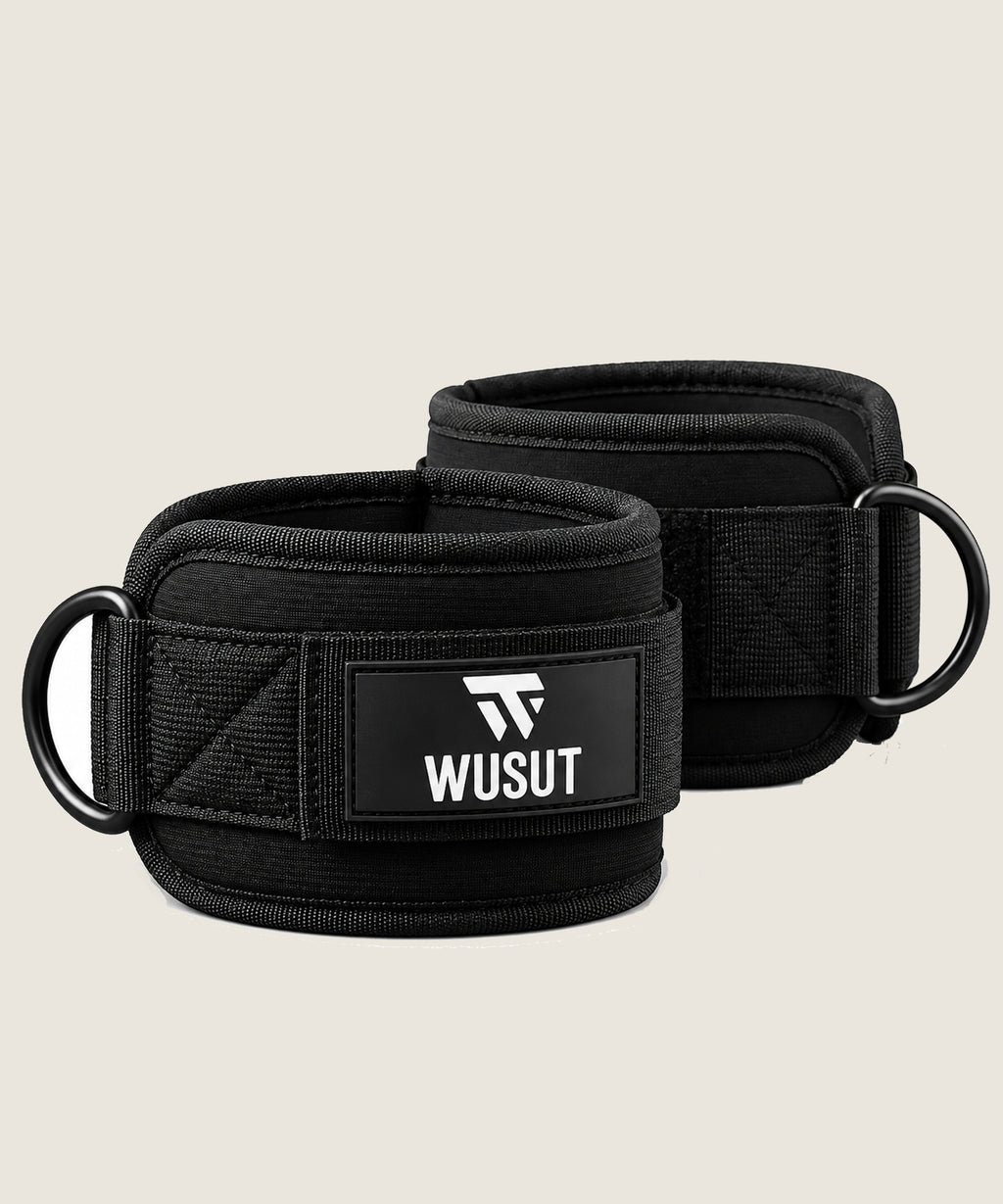Ankle Straps for Cable Machines - Black