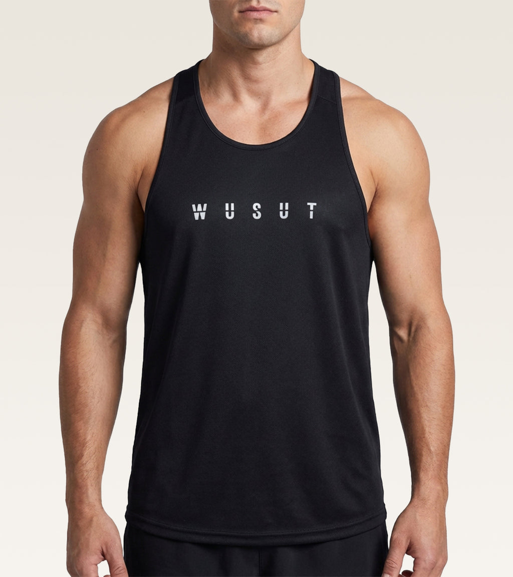 Mesh Performance Stringer - Black