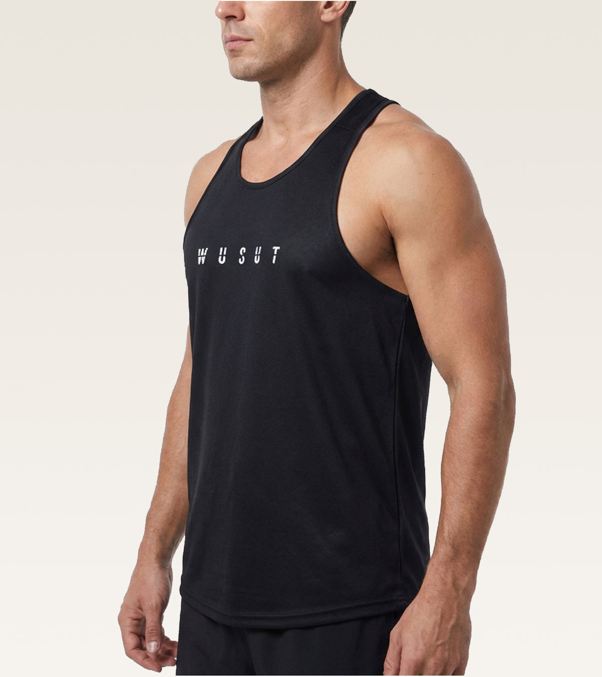 Mesh Performance Stringer - Black