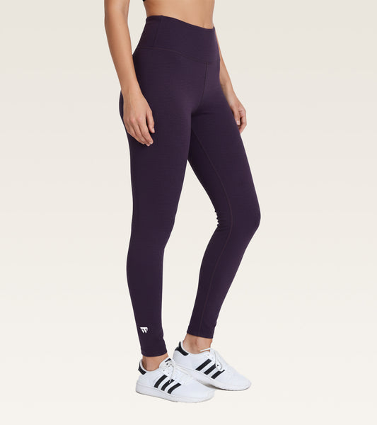 Everyday High-Waist Legging - Deep Plum